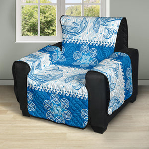 Dolphin Tribal Pattern Recliner Cover Protector