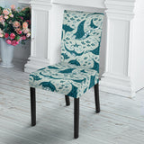 Stingray Pattern Print Design 01 Dining Chair Slipcover