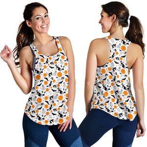 Halloween Pattern Women Racerback Tank Top