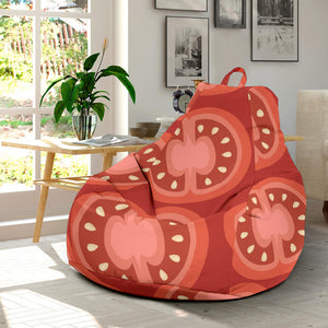 Sliced Tomato Pattern Bean Bag Cover