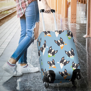 Cute Boston Terrier Pattern Luggage Covers