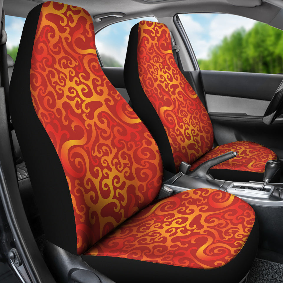Flame Fire Pattern Universal Fit Car Seat Covers