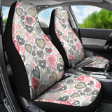Heart Tribal Pattern Universal Fit Car Seat Covers