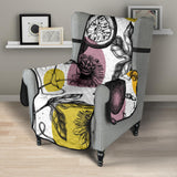 Passion Fruit Pattern Background Chair Cover Protector