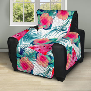 Watermelon Flower Pattern Recliner Cover Protector