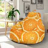 Sliced Orange Pattern Bean Bag Cover