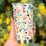 Saxophone Pattern Background Tumbler