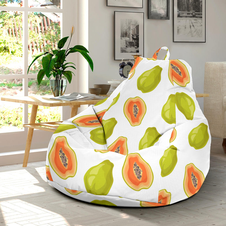 Papaya Pattern Theme Bean Bag Cover