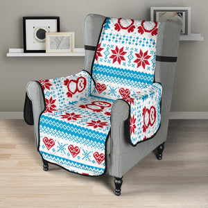 Penguin Sweater Printed Pattern Chair Cover Protector