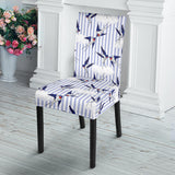 Swallow Pattern Print Design 03 Dining Chair Slipcover
