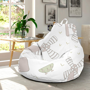 Windmill Pattern Background Bean Bag Cover