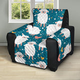 Sheep Heart Pattern Recliner Cover Protector