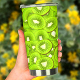 Sliced Kiwi Pattern Tumbler