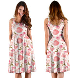 Tea pots Pattern Print Design 04 Sleeveless Midi Dress