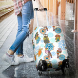 Owl Pattern Luggage Covers