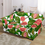 Guava Leaves Pattern Loveseat Couch Slipcover
