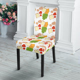 Sandwich Pattern Print Design 02 Dining Chair Slipcover