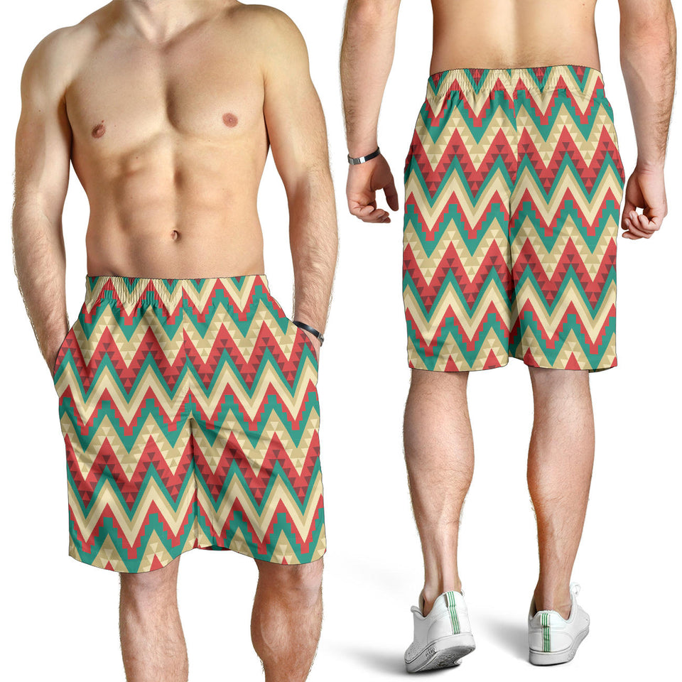 Zigzag Chevron Pattern Men Shorts