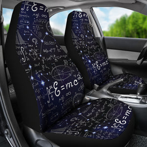 Math Pattern Print Design 02 Universal Fit Car Seat Covers