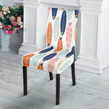 Surfboard Pattern Print Design 04 Dining Chair Slipcover