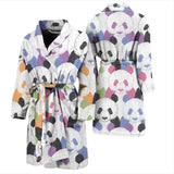 Colorful Panda Pattern Men Bathrobe