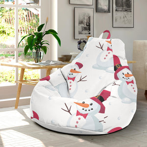 Cute Snowman Pattern Bean Bag Cover