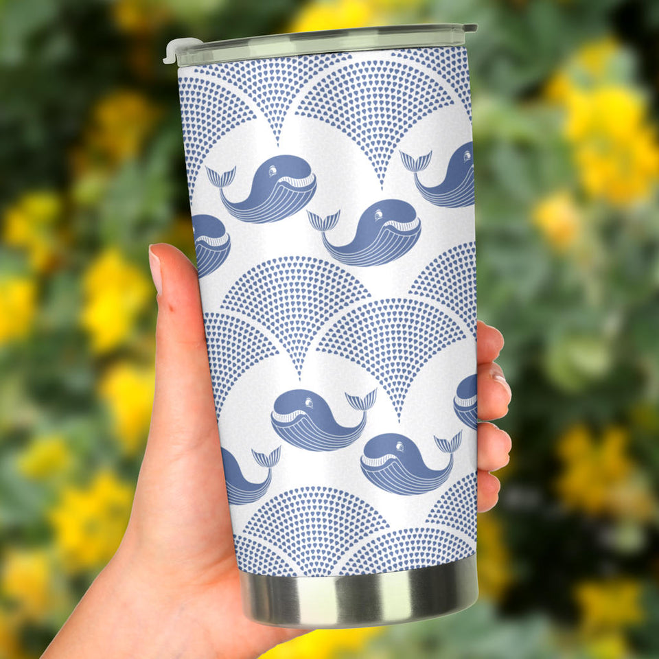 Whale Pattern Tumbler