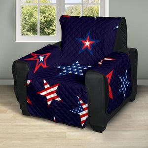 USA Star Pattern Theme Recliner Cover Protector