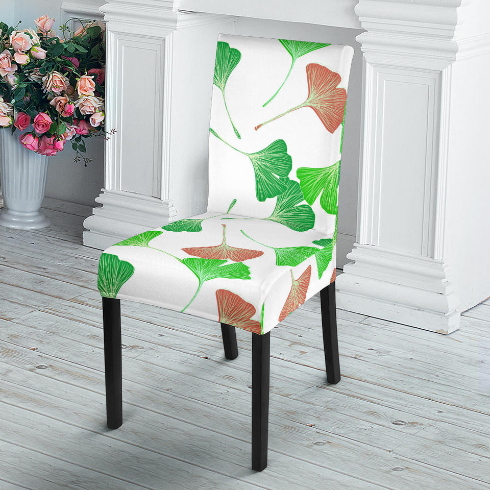 Ginkgo Pattern Dining Chair Slipcover