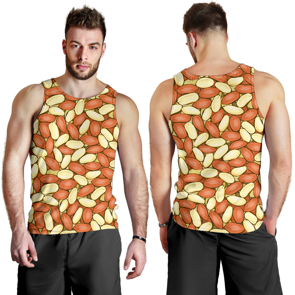 Peanut Pattern Background Men Tank Top