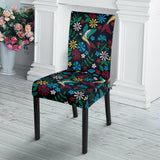 Swallow Pattern Print Design 04 Dining Chair Slipcover