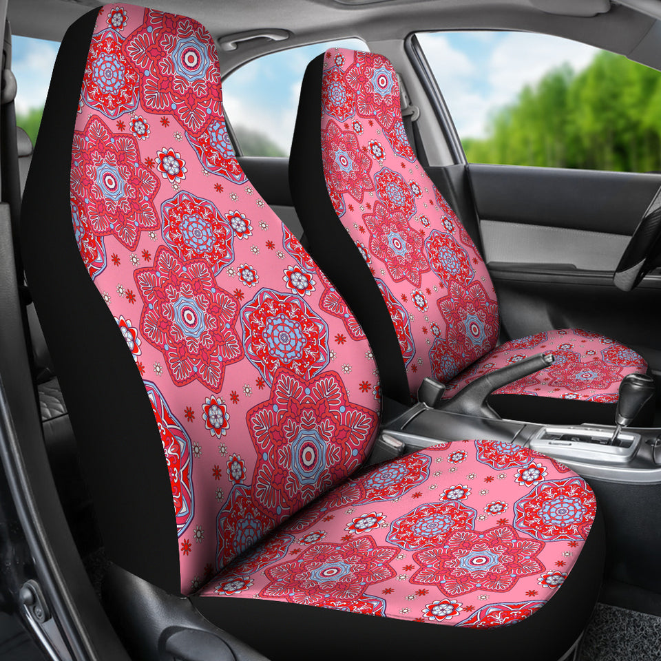 Indian Pnk Pattern Universal Fit Car Seat Covers