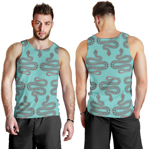 Snake Tribal Pattern Men Tank Top