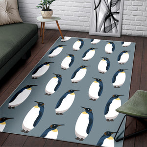 Penguin Pattern Theme Area Rug