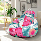 Watermelon Flower Pattern Bean Bag Cover