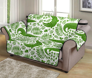 Crocodile Pattern Loveseat Couch Cover Protector