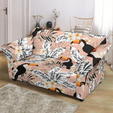 Toucan Theme Pattern Loveseat Couch Slipcover