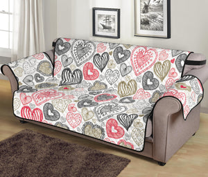 Heart Tribal Pattern Sofa Cover Protector