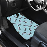 Piano Pattern Print Design 05 Front and Back Car Mats