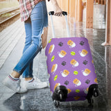Pomeranian in Cup Pattern Luggage Covers