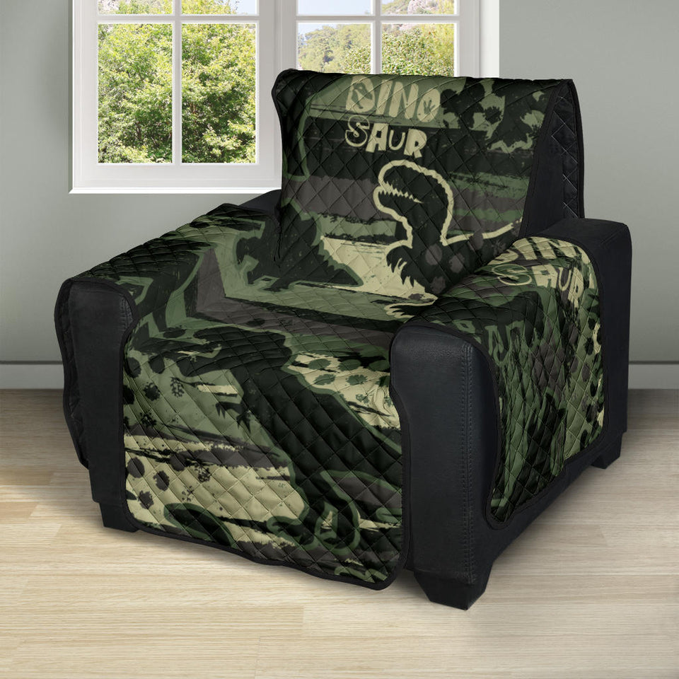 Dinosaur Camo Pattern Recliner Cover Protector