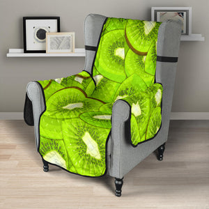 Sliced Kiwi Pattern Chair Cover Protector