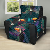 Toucan Pattern Recliner Cover Protector