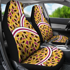 Passion Fruit Seed Pattern Universal Fit Car Seat Covers