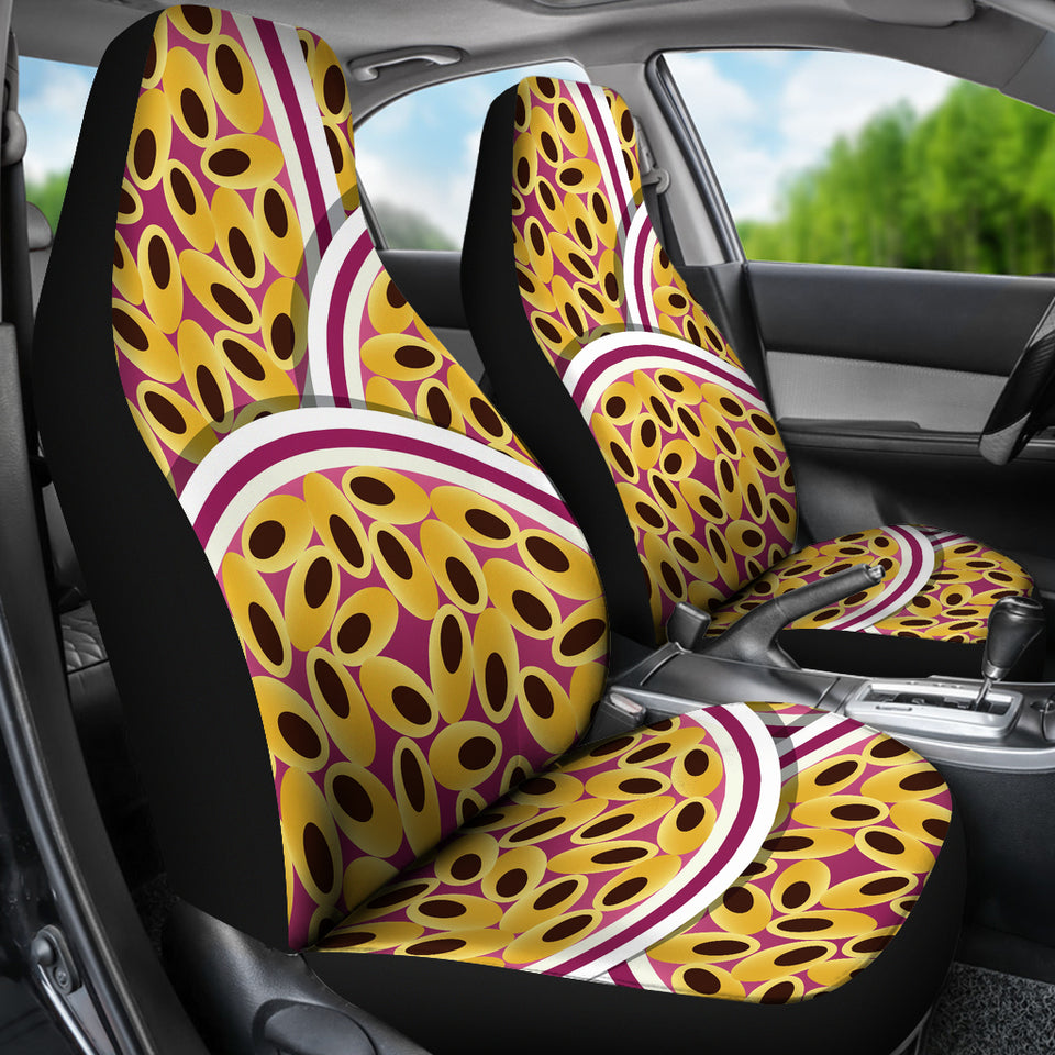 Passion Fruit Seed Pattern Universal Fit Car Seat Covers