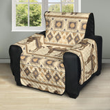 Traditional Camel Pattern Ethnic Motifs Recliner Cover Protector