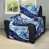 Whale Starfish Pattern Recliner Cover Protector