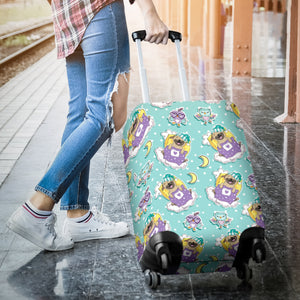Pug Sweet Dream Pattern Luggage Covers