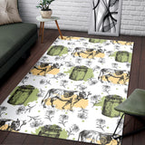 Cow Pattern Area Rug
