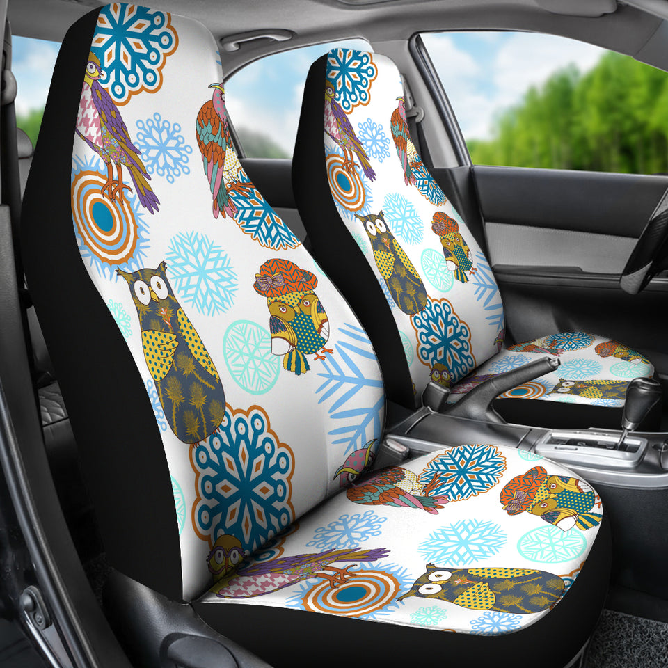 Owl Pattern Universal Fit Car Seat Covers